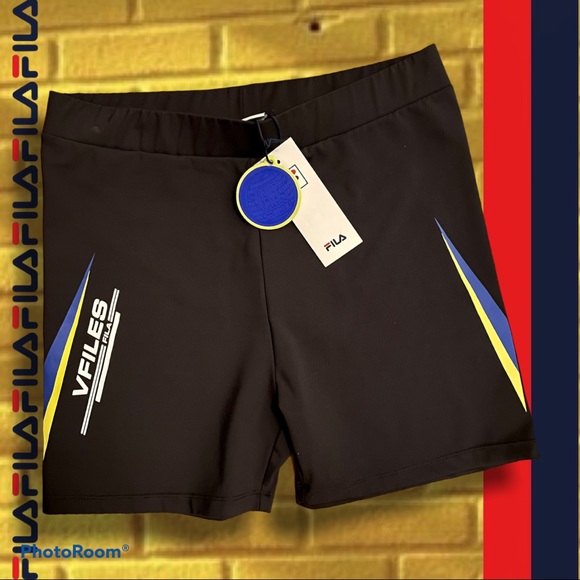 FILA x VFILES Brielle Bike Shorts, High Performance Cycling, Black, XL, RARE! - Picture 12 of 13